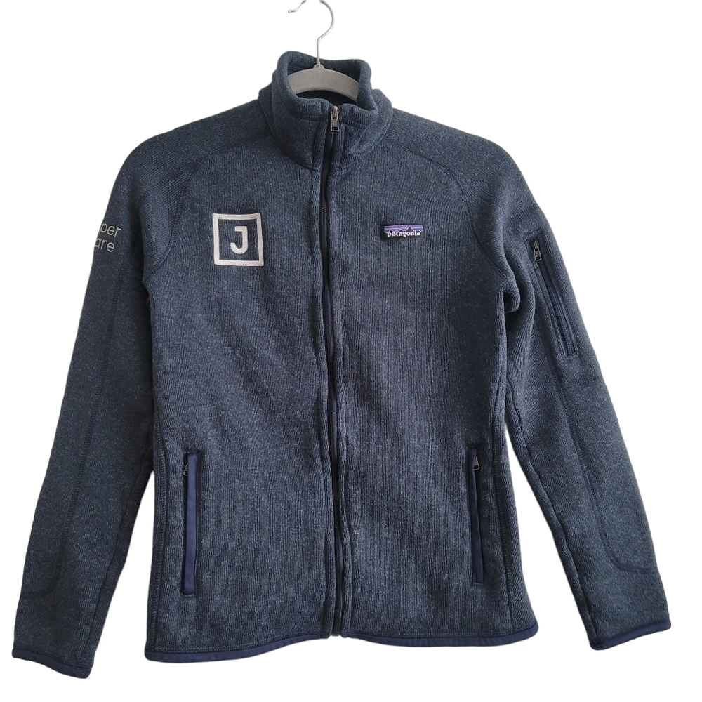 Patagonia XS Women Blue‎ Better Sweater Full Zip Jacket STY25542SP19